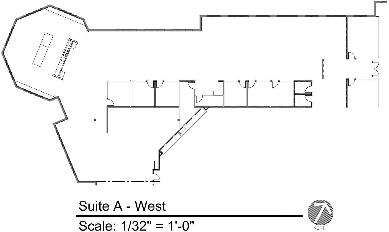 Floor plan for Suite A-215